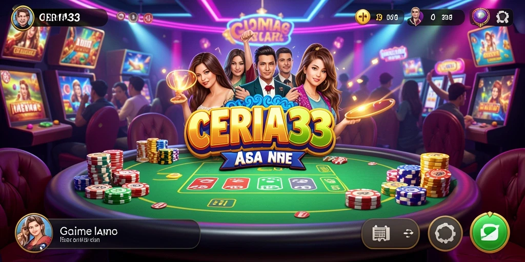 Tampilan menarik gameplay Kasino dari CERIA33 dengan grafis yang menawan.