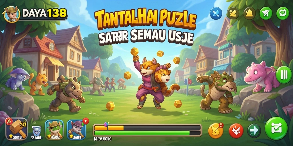 Tampilkan gameplay seru DAYA138 dengan berbagai tantangan puzzle.