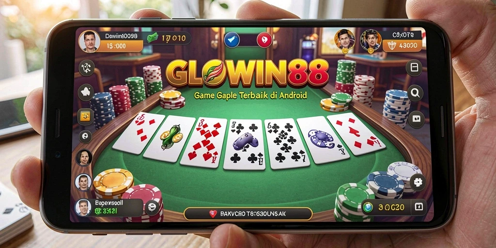 Gameplay GLOWIN88 yang seru dalam permainan Gaple.