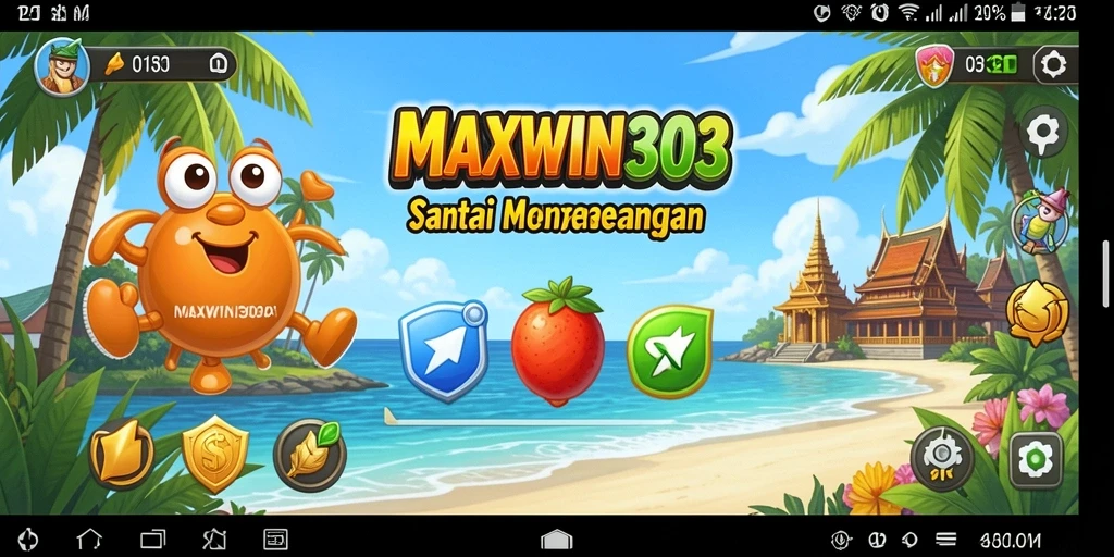 Screenshot utama MAXWIN303 menampilkan aksi menyenangkan dalam permainan Casual.