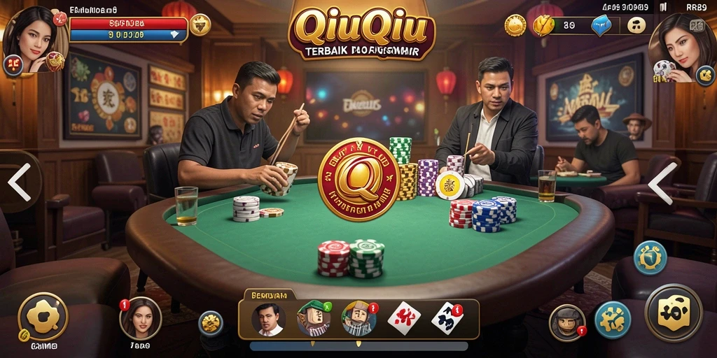 Tampilan gameplay QiuQiu yang seru dan menarik di RR89.